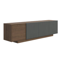 Nexera Riva TV Stand in Walnut