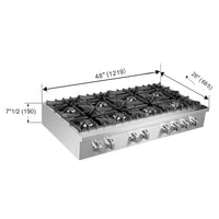 Forno Cossato Alta Qualita 48" Gas Rangetop