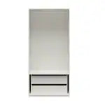 Dorel 36 in. x W 18 in. L x 79 in. H White Laminate Lockett Flat Storage Closet Slab Single Door Kit