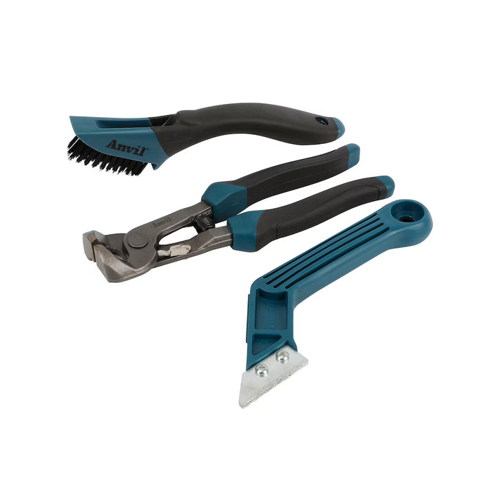 Anvil 3-Piece Grout and Backsplash Set