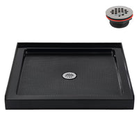 Streamline 36 in. x 36 in. Alcove Acrylic Shower Base with Center Drain