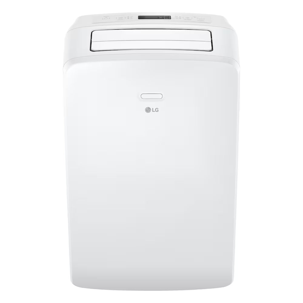 LG Electronics 8,000 BTU DOE/SACC (12,000 BTU ASHRAE) 115V 3-in-1 Portable Air Conditioner Cools 350 Sq. Ft. with Remote Control in White