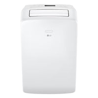 LG Electronics 8,000 BTU DOE/SACC (12,000 BTU ASHRAE) 115V 3-in-1 Portable Air Conditioner Cools 350 Sq. Ft. with Remote Control in White