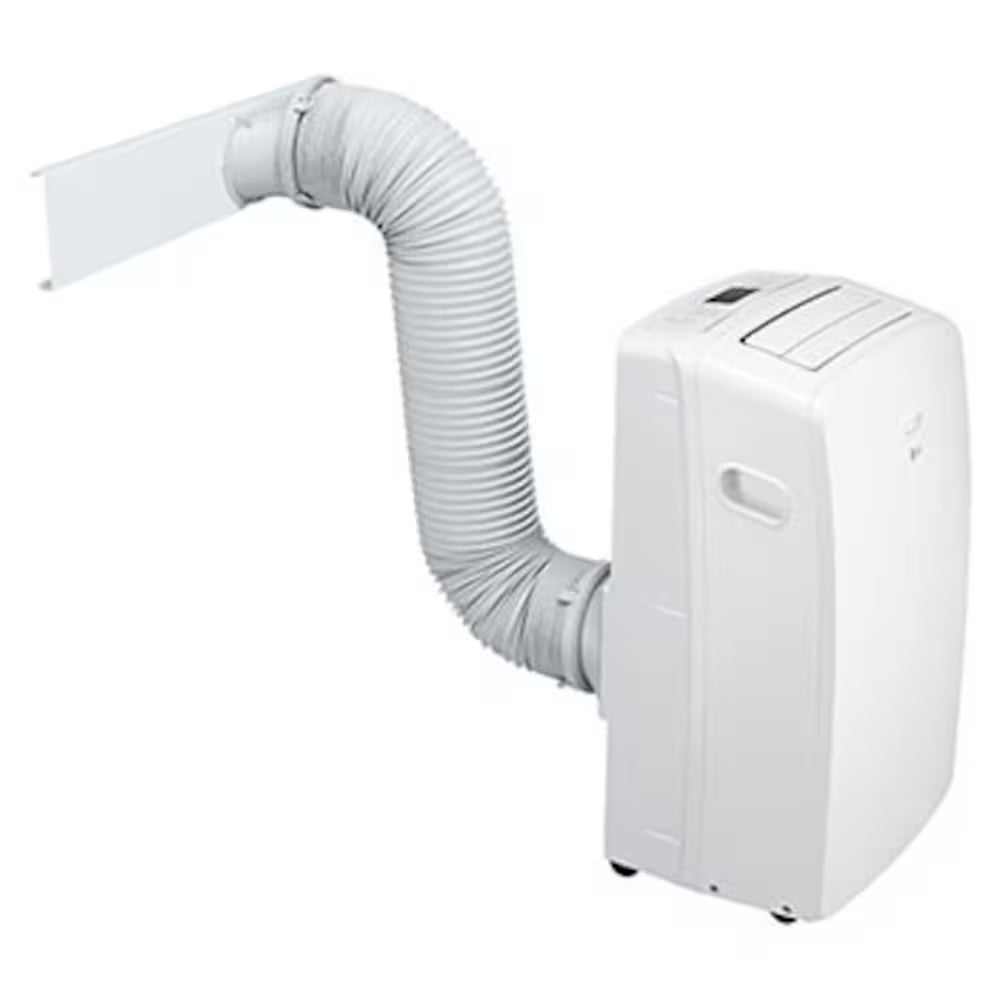 LG Electronics 8,000 BTU DOE/SACC (12,000 BTU ASHRAE) 115V 3-in-1 Portable Air Conditioner Cools 350 Sq. Ft. with Remote Control in White