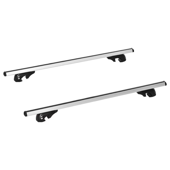 75 kg (165 lb.) Car Roof Rack Lockable with Aluminum Cross Bars