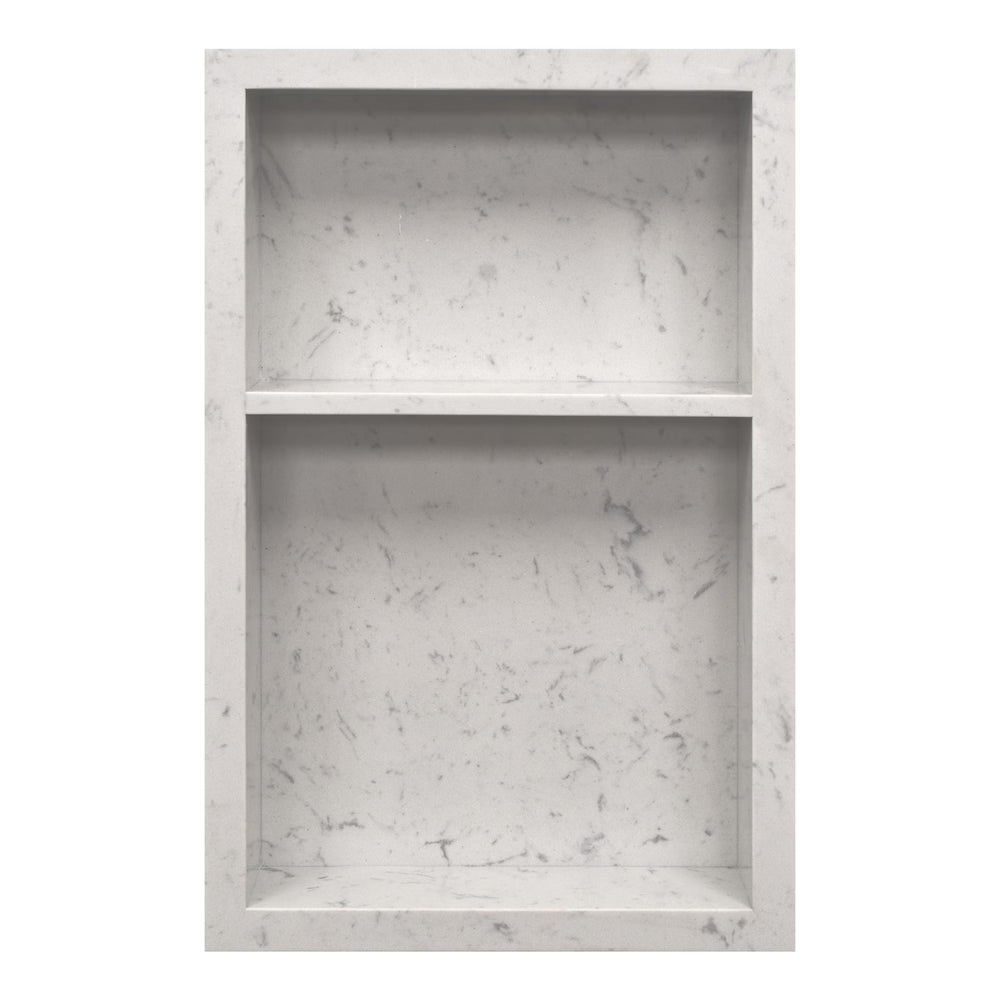 Modamo 15-inch x 24-inch Carrara Shower Niche