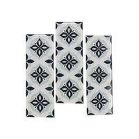 4x12-inch LuxySplash Vintage Glass Wall Tile - 1sq. ft. (3pcs)