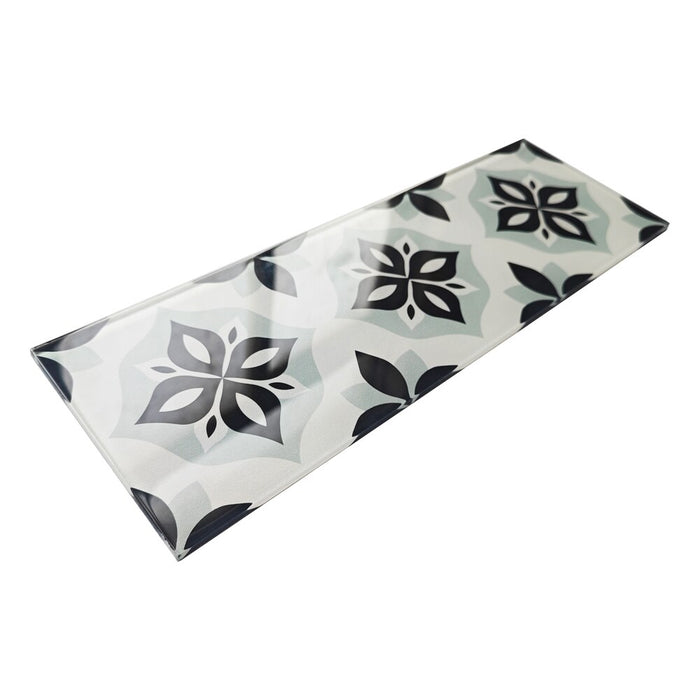 4x12-inch LuxySplash Vintage Glass Wall Tile - 1sq. ft. (3pcs)