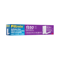 3M Filtrete 20 x 25 x 5 Air Filter, Refillable Air Filter Replacement, MERV 12, MPR 1550, (2-Pack)