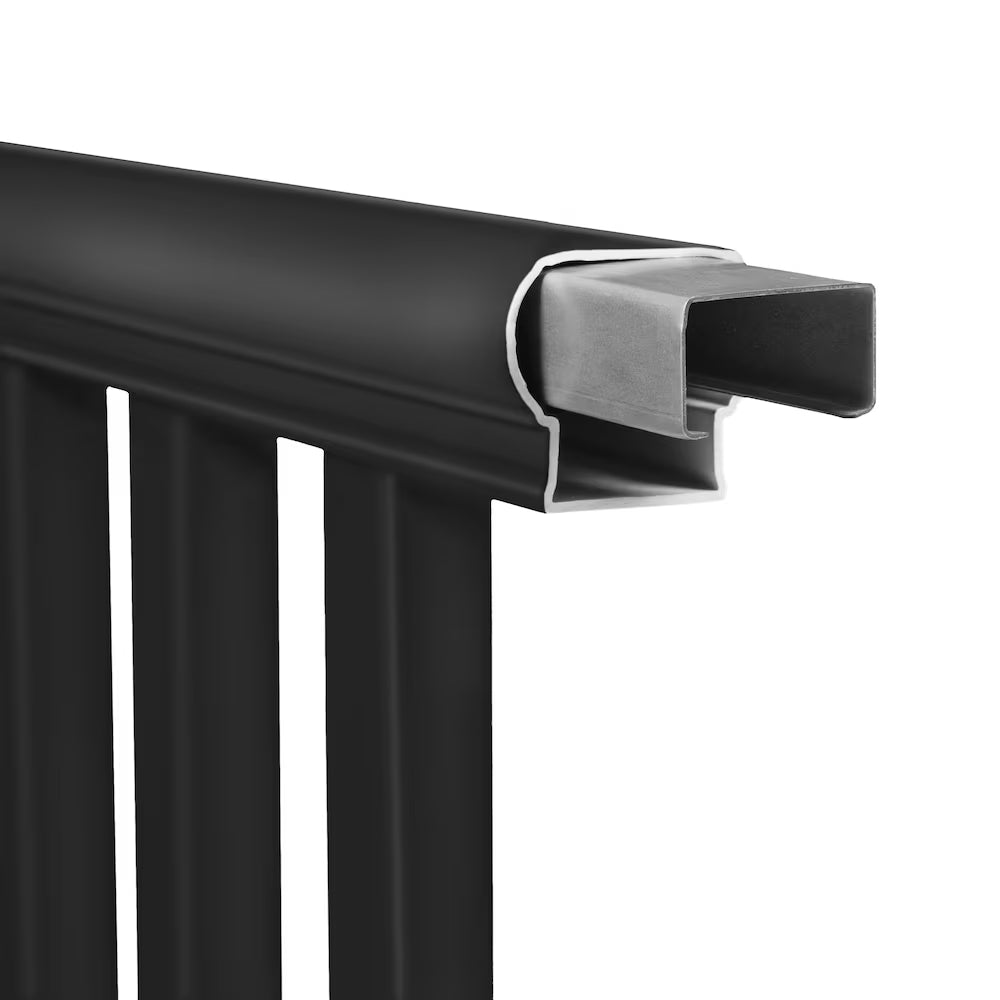 6-feet x 36-inch Vinyl Railing Black