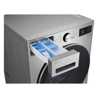 LG Electronics 5.8 cu. ft. Front Load Washer with AI DD and TurboWash 360° in Graphite Steel