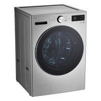 LG Electronics 5.8 cu. ft. Front Load Washer with AI DD and TurboWash 360° in Graphite Steel