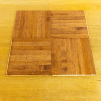 8-Bar Parquet Flooring 14x14 Maple Anteek