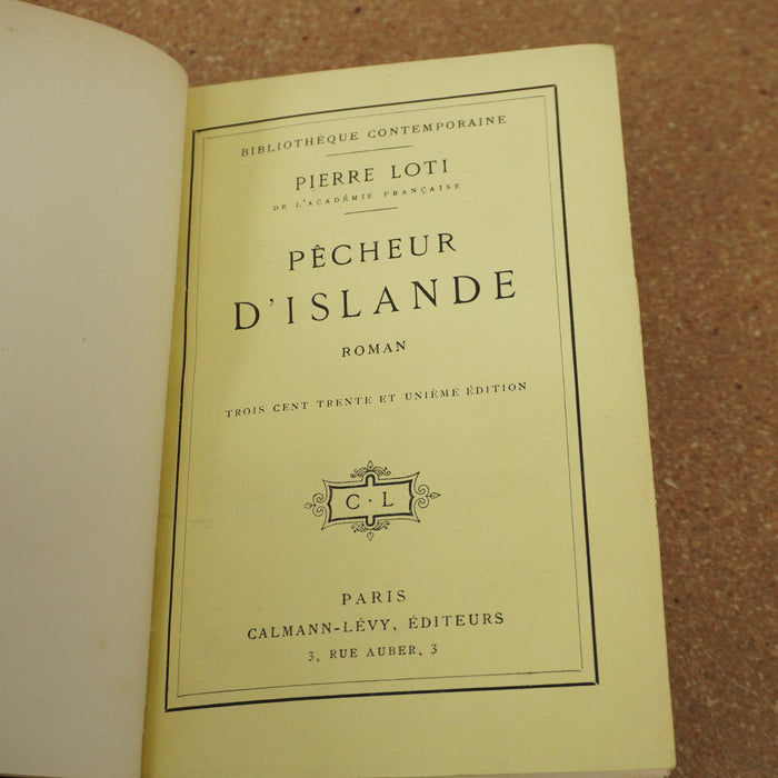 Pêcheur d'Islande by Pierre Loti