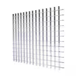 Plaskolite Silver Ceiling Grate Tile