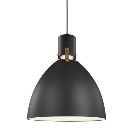 Dome - Modern Bowl Pendant Light Matte Black