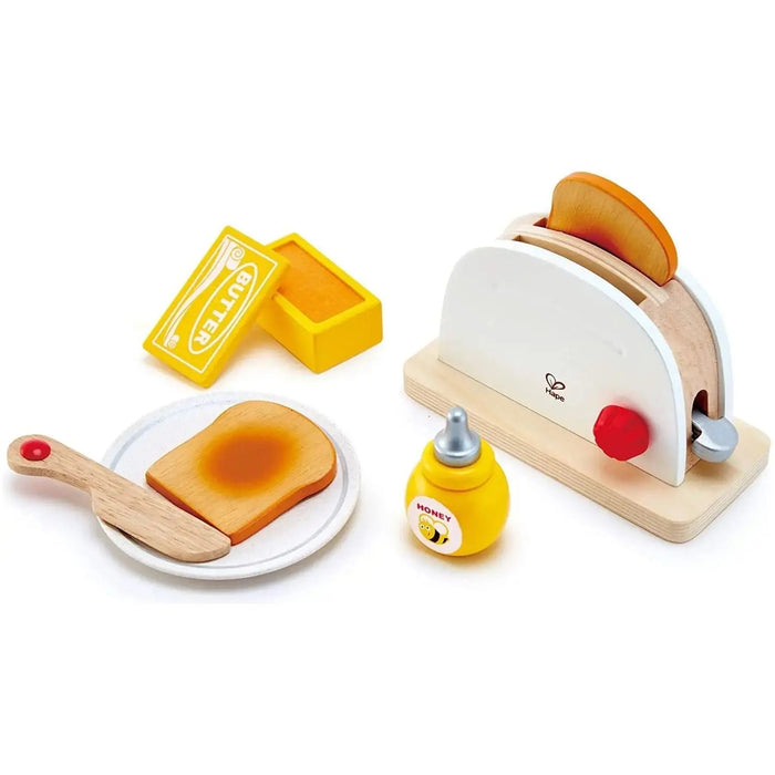 Hape Pop Up Toaster Wooden Toy Set