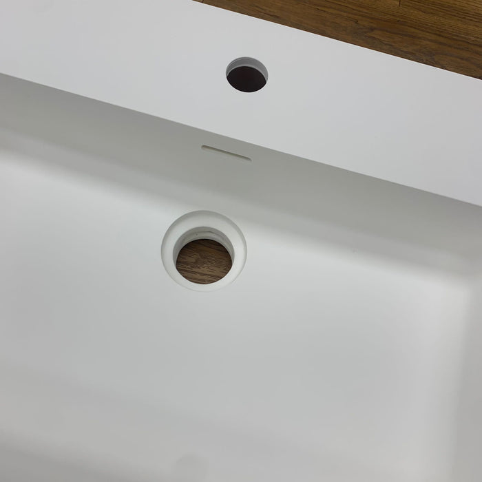 Porcelain Sink in White ST-2721 in Matte White
