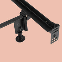 Powder-Coated Steel Bed Frame - California King Size