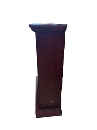 Mahogany Veneer Electric Fireplace Mantel