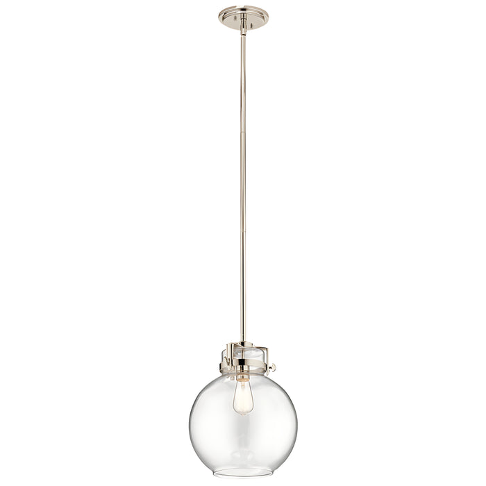 1-Light Pendant in Polished Nickel