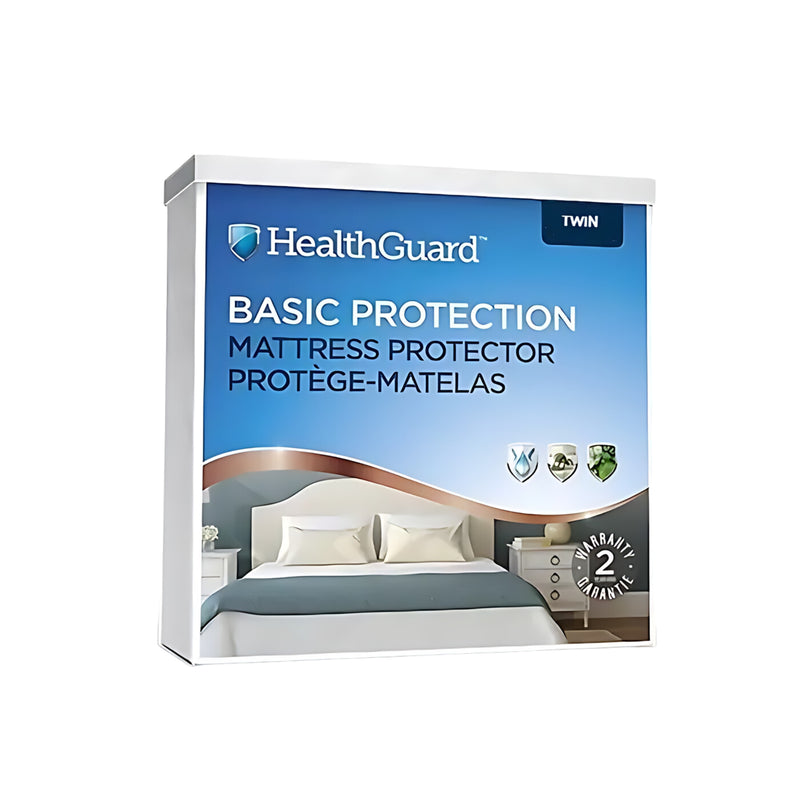 Health Guard Twin Mattress Protector in White