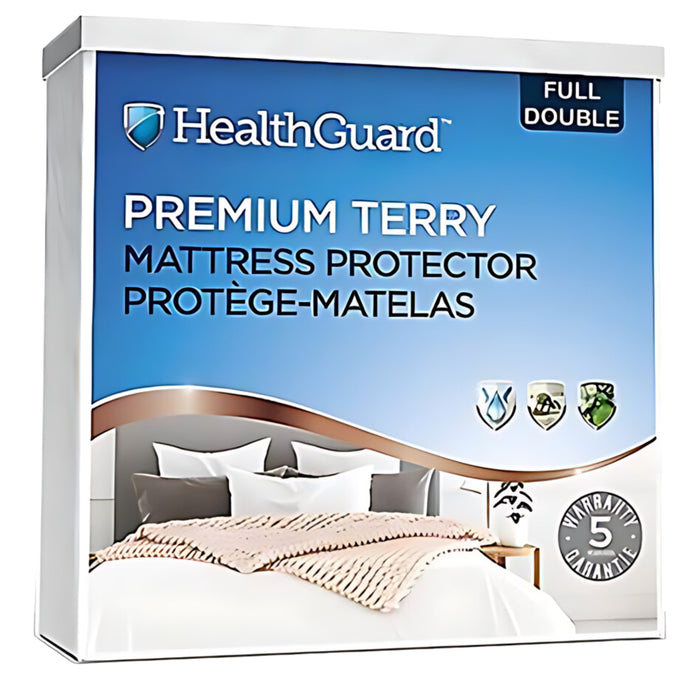 Health Guard Full Size/Double Mattress Protector in White