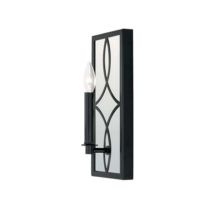 Avery 1-Light Wall Sconce in Matte Black