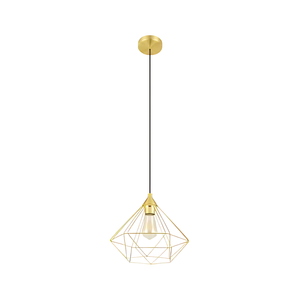 Tarbes f1-Light 15 Watt Pendant in Brushed Brass