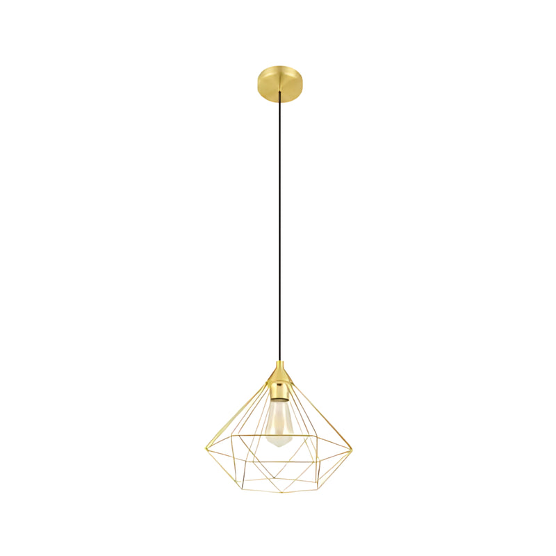 Tarbes f1-Light 15 Watt Pendant in Brushed Brass