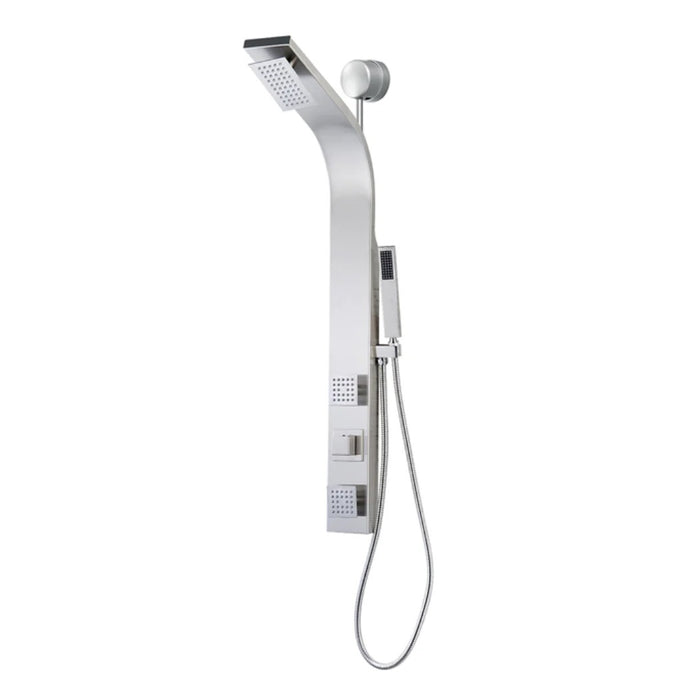 Project Source Shower Column in Brushed Nickel S9251