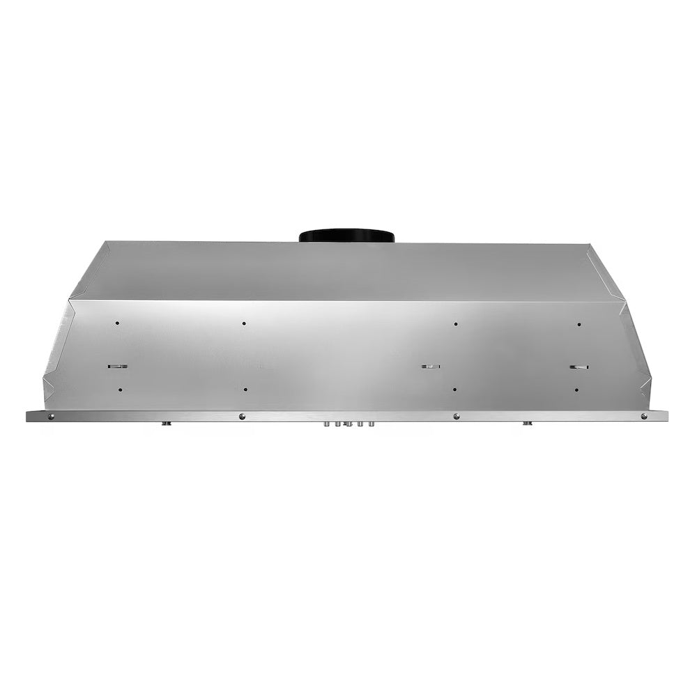 Cosmo 36 in. Lumin Collection Ducted Insert Range Hood, Button Controls, Stainless Steel