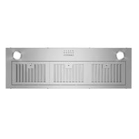 Cosmo 36 in. Lumin Collection Ducted Insert Range Hood, Button Controls, Stainless Steel