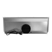 Cosmo 36 in. Lumin Collection Ducted Insert Range Hood, Button Controls, Stainless Steel