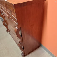 49"W 7-Drawer Vintage Dresser in Solid Wood