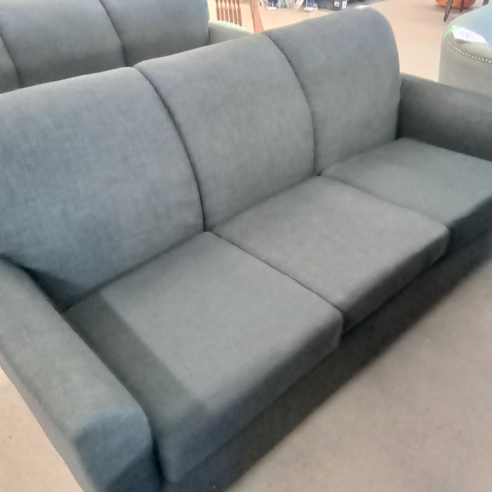 80"W 3-Seat Sofa Dark Grey