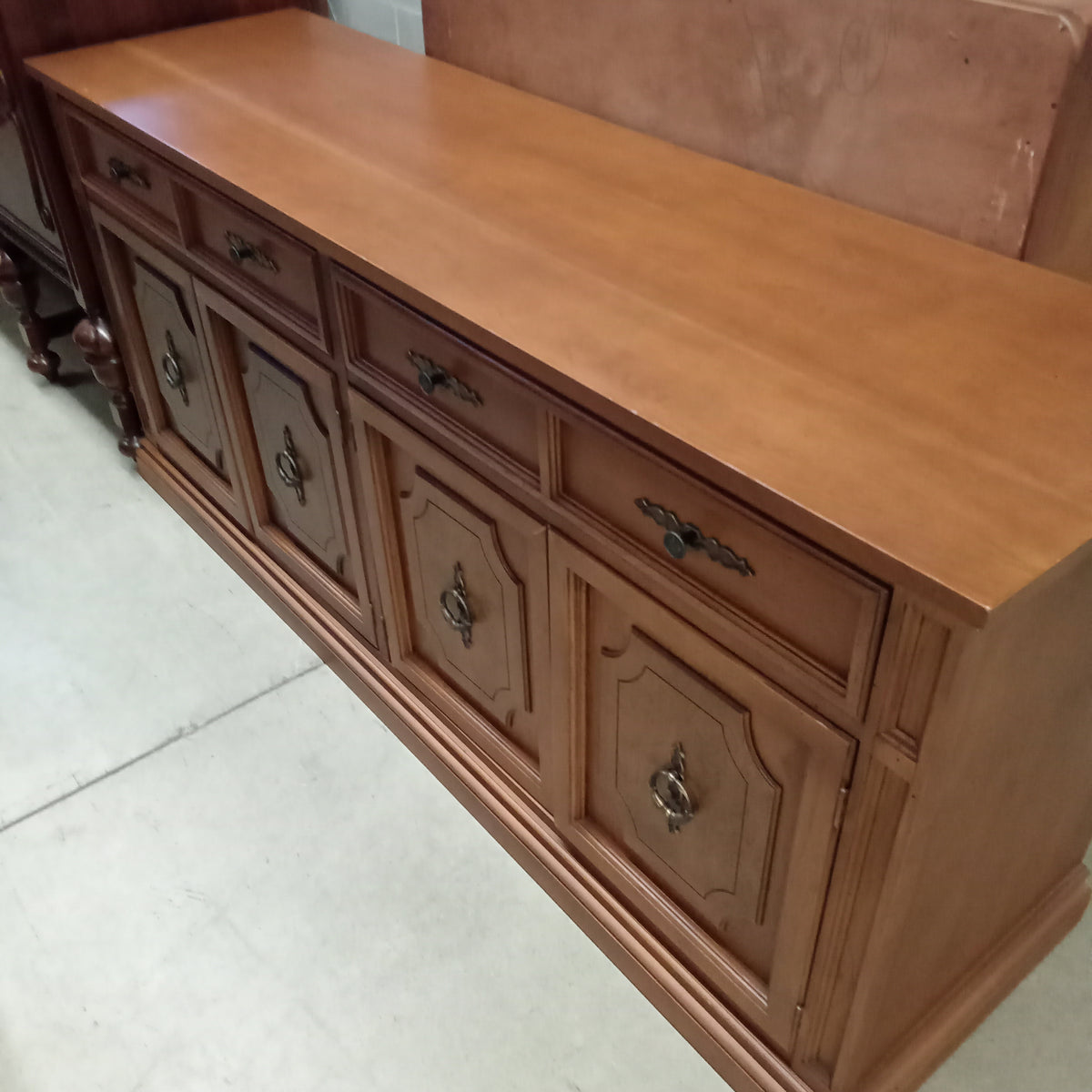 68"W Solid Wood Sideboard