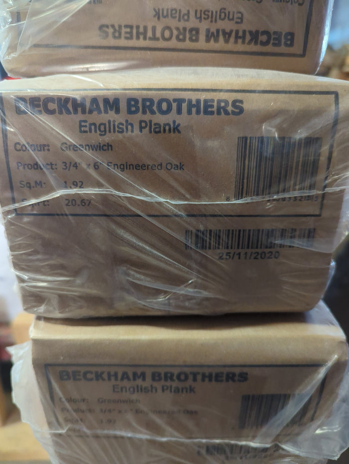 BECKHAM BROTHERS English Strip Engineered Hardwood Plank Flooring