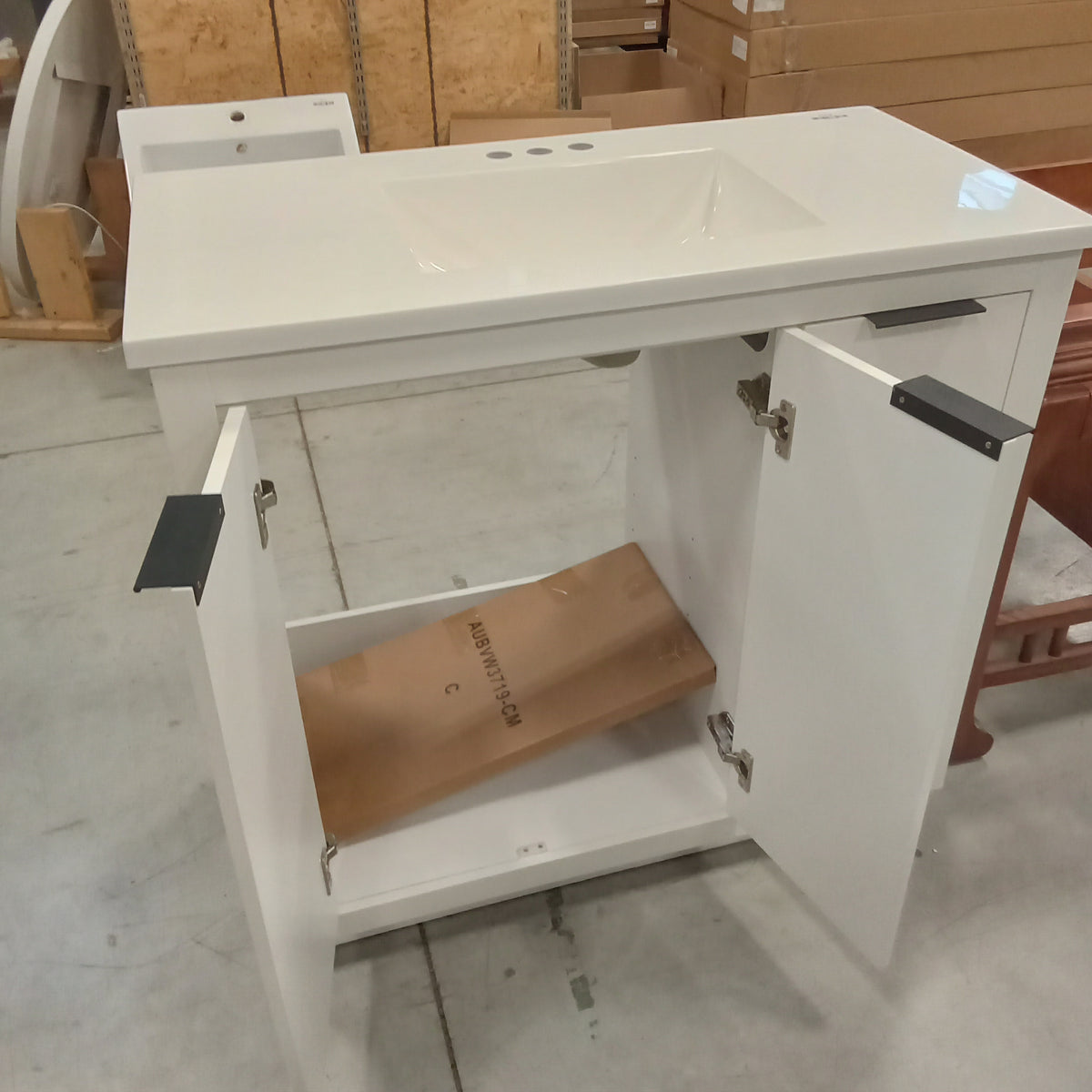 37"W Bathroom Vanity with Sink