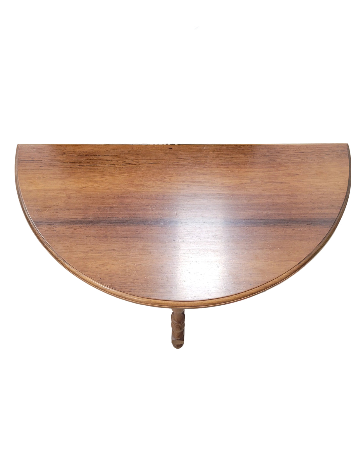 Half Moon Wooden Side Table