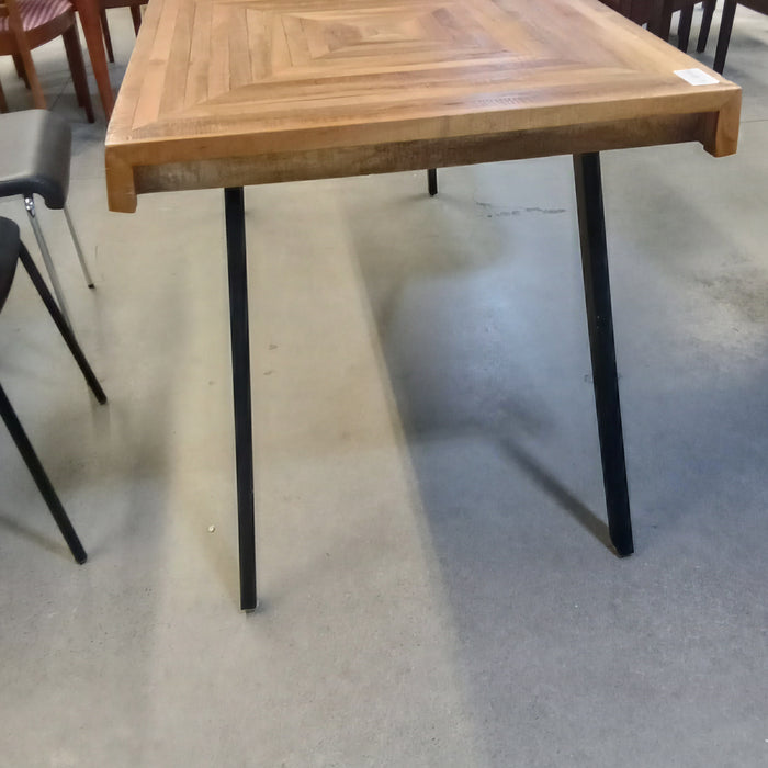 59"W Butcher Block Dining Table