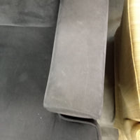 79"W Gray Fabric 3-Seat Sofa