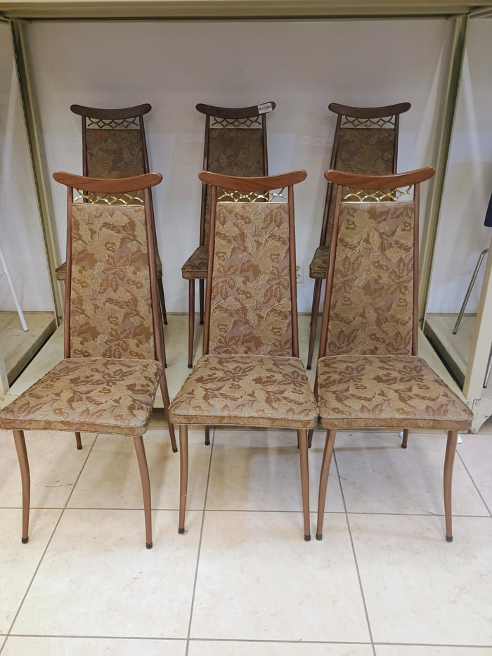 Set Of  6 Dining Chairs- Vintage
