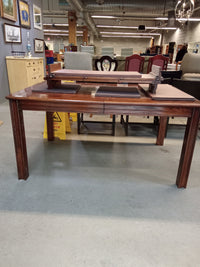 60"W Dining Table with 2 Leaves