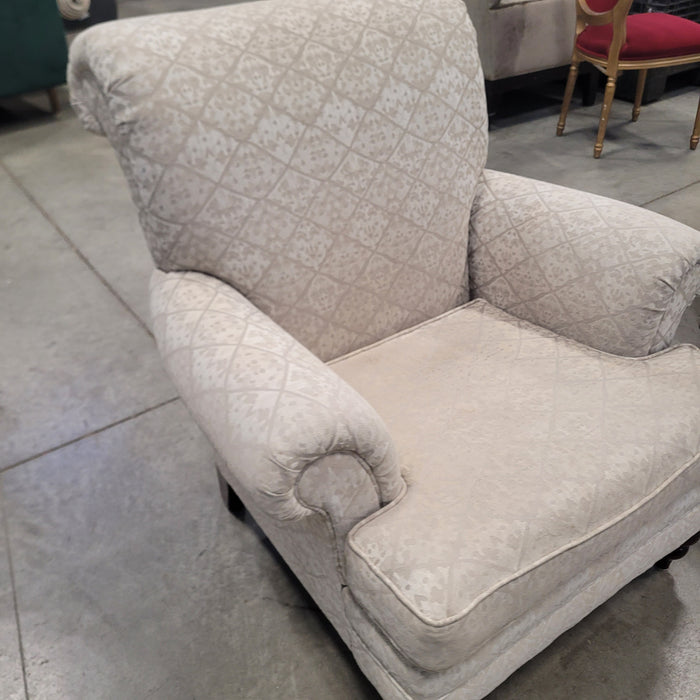 36"W Beige Armchair