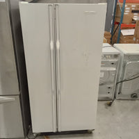 33"W Side by Side Fridge Freezer in White