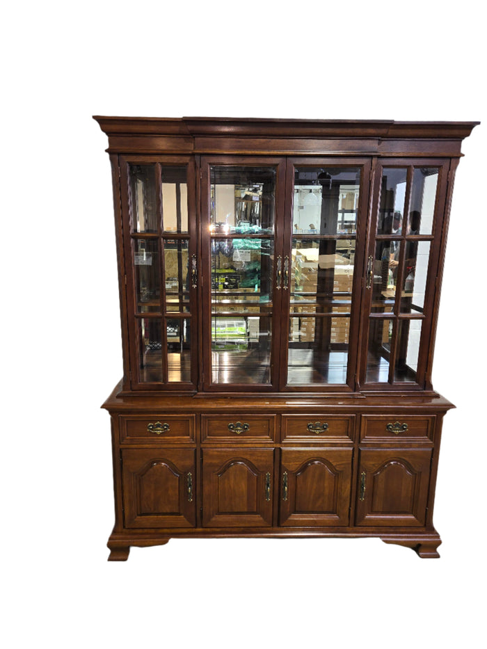 Gibbard Cherry Wood China Cabinet
