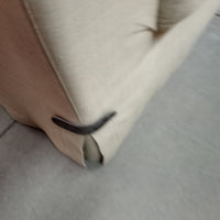 72"W Beige Love Seat