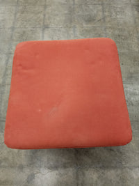 Orange Ottoman with Storage