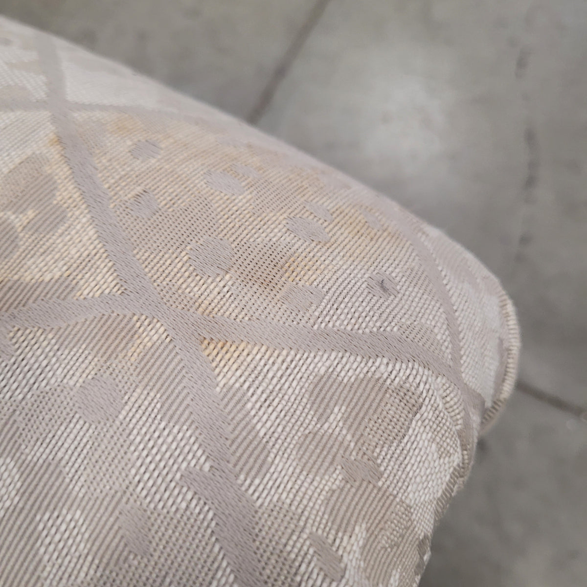 36"W Beige Armchair